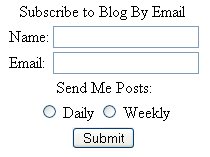 Form With Radio Button