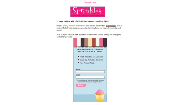 Print It Party Example thumbnail Print It Party Example thumbnail