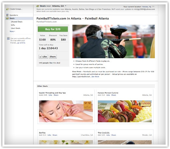 Facebook Deals
