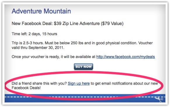 Facebook Deals