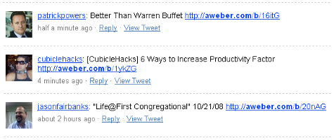 Twitter Email Newsletter Examples