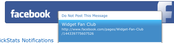 Share Email on Your Facebook Fan Page