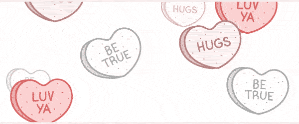 Candy Hearts Valentines Day GIF