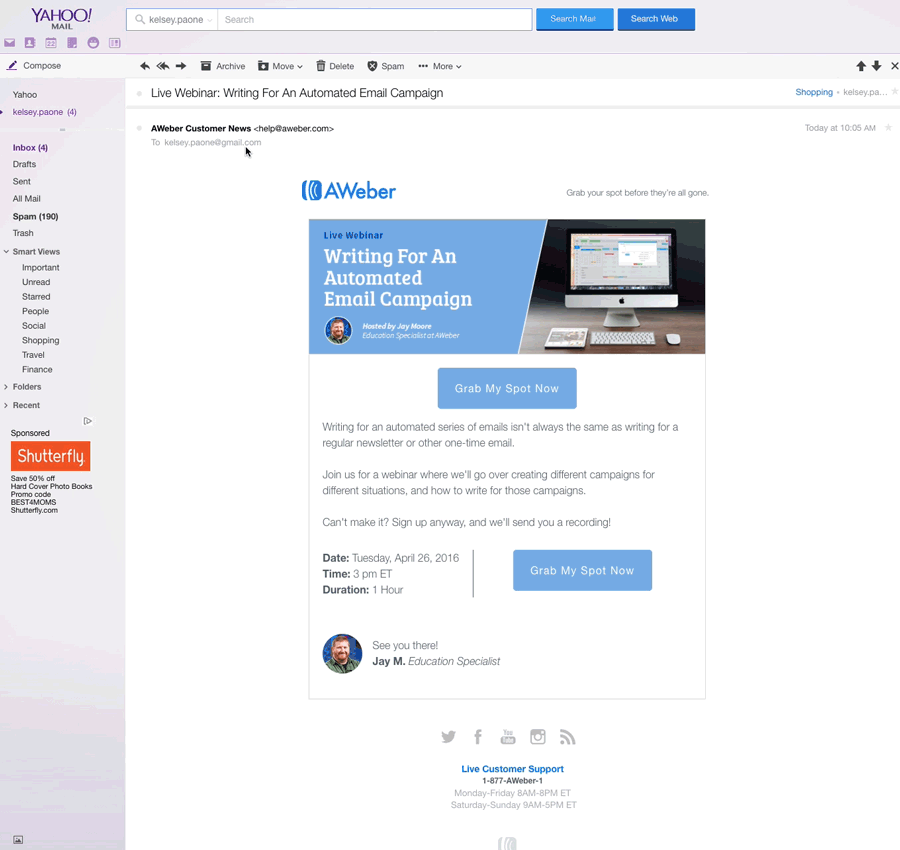 yahoo safelisting