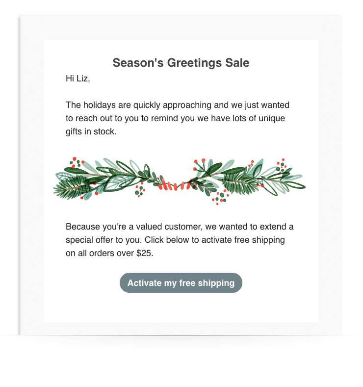Holiday Email GIF