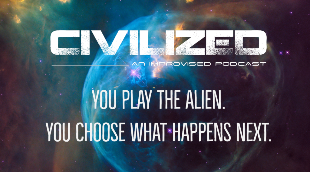 Landing page for Civilized Podcast