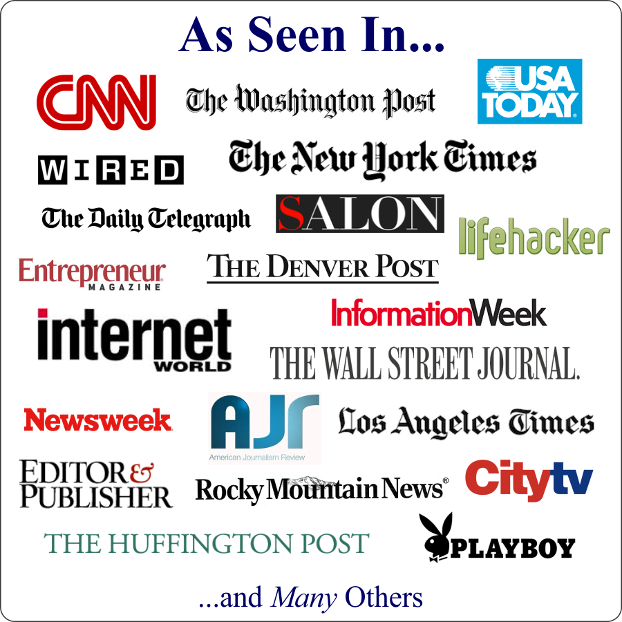 Media Logos from This is True Newsletter