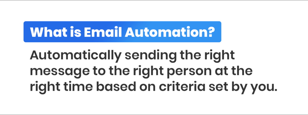 email automation definition