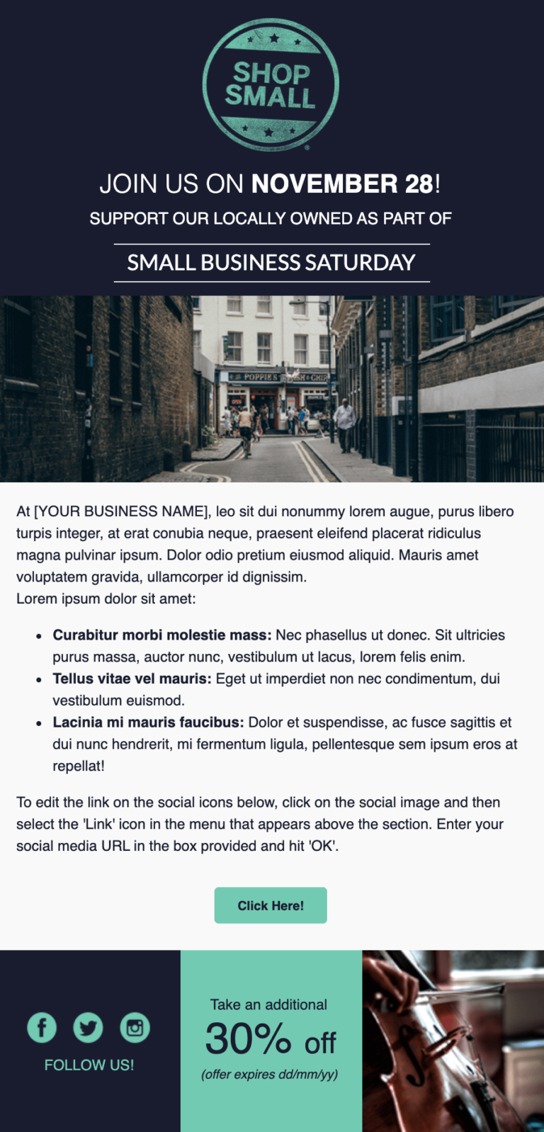 Saturday Email How to write the perfect small business saturday email