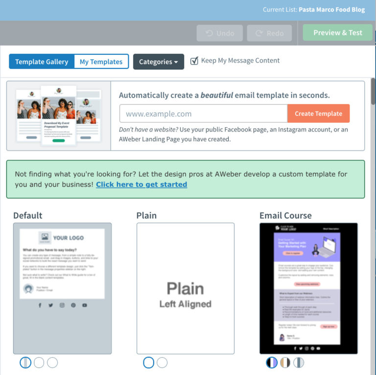 Build Custom Email Templates With Awebers Smart Designer Aweber 3223