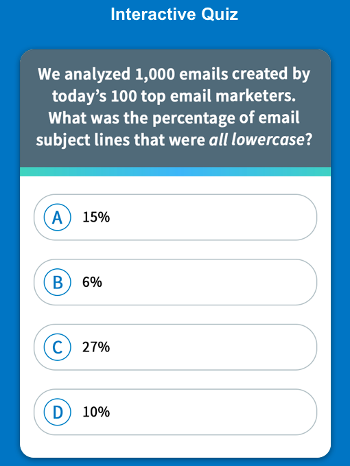 AMP for Email Quiz