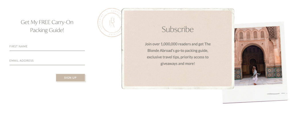 get email subscribers with giveaways