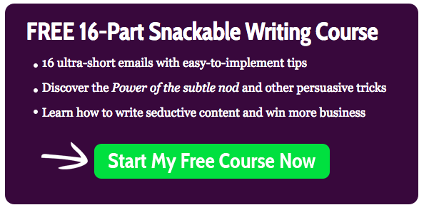 an email course being used as a lead magnet where people can get writing tips