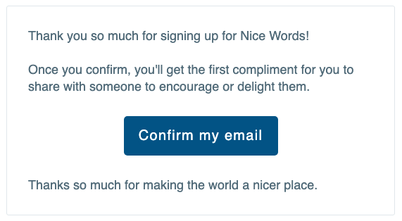 confirmed opt-in email example