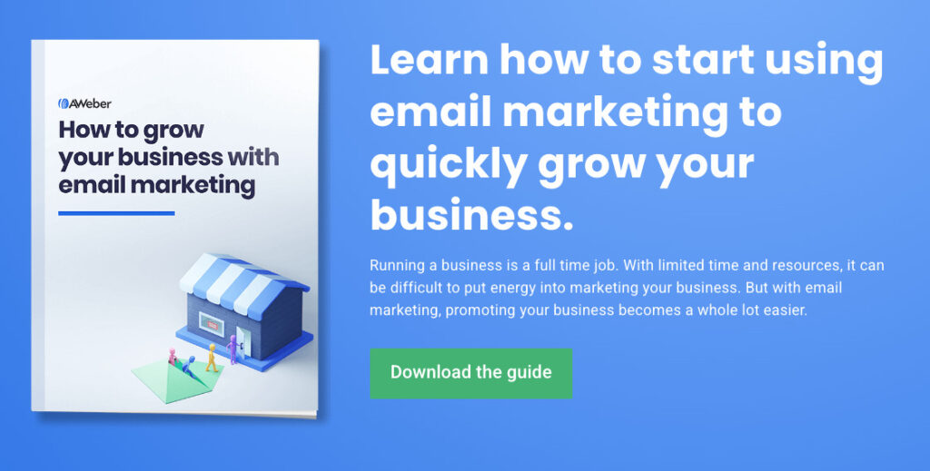 Grow your business with email marketing guide incentive to sign up for email list