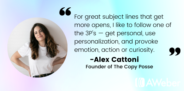 Alex Cattoni Email Subject Line Best Practices