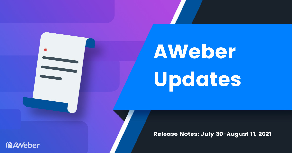 What's new at AWeber