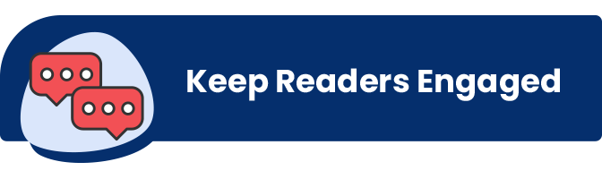 keep readers engaged