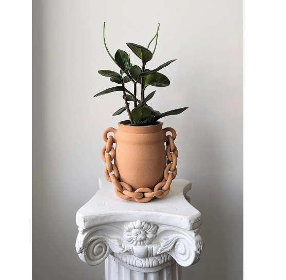 Handmade ceramic planter product sold on Etsy