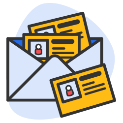 Set up your email list icon