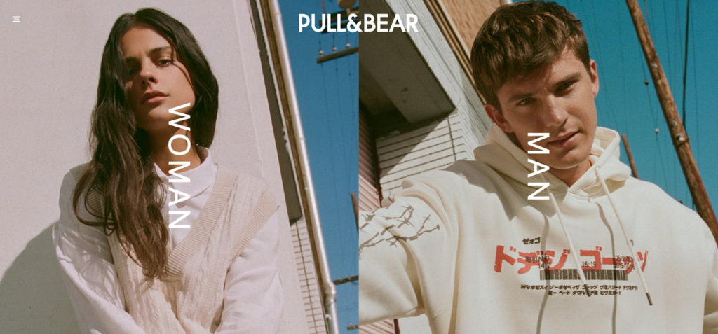 Pull & Bear is a great example of a brand that understands this and offers a personalized browsing experience.