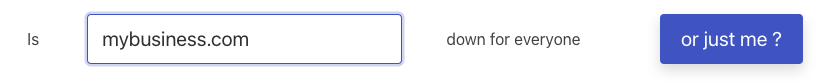 Is "mybusiness.com" down for everyone or just me?
