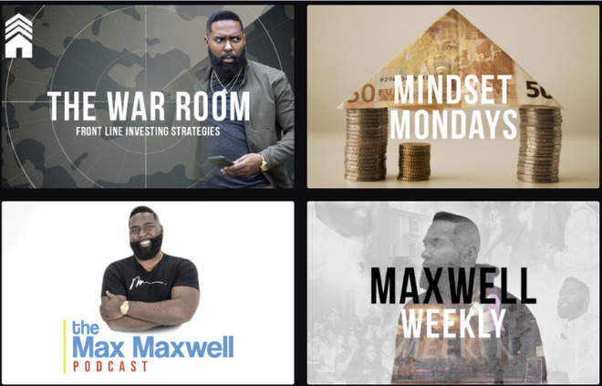 example of video content posted on Max Maxwells website