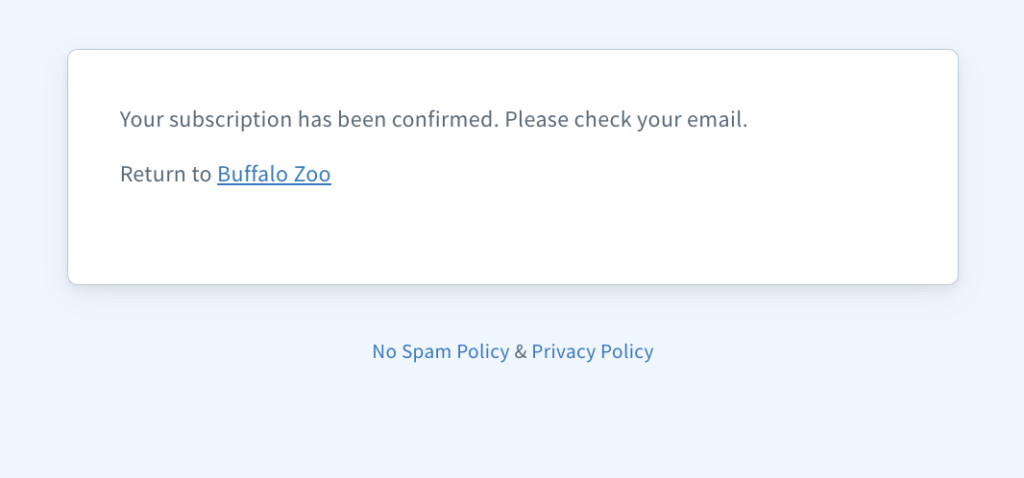 example of a confirmed opt-in email sequence