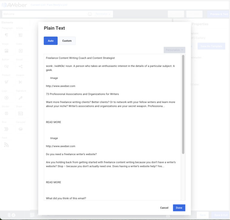When and how to use plain text emails Aer