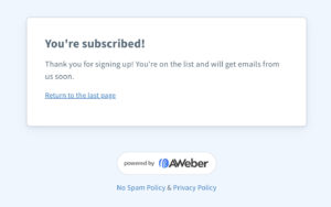 10 Examples of Great Thank You Pages - and How to Create Your Own | AWeber