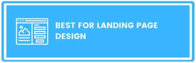 Leadpages - best for landing page design logo