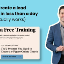 How to create a lead magnet in less than a day (that actually works)