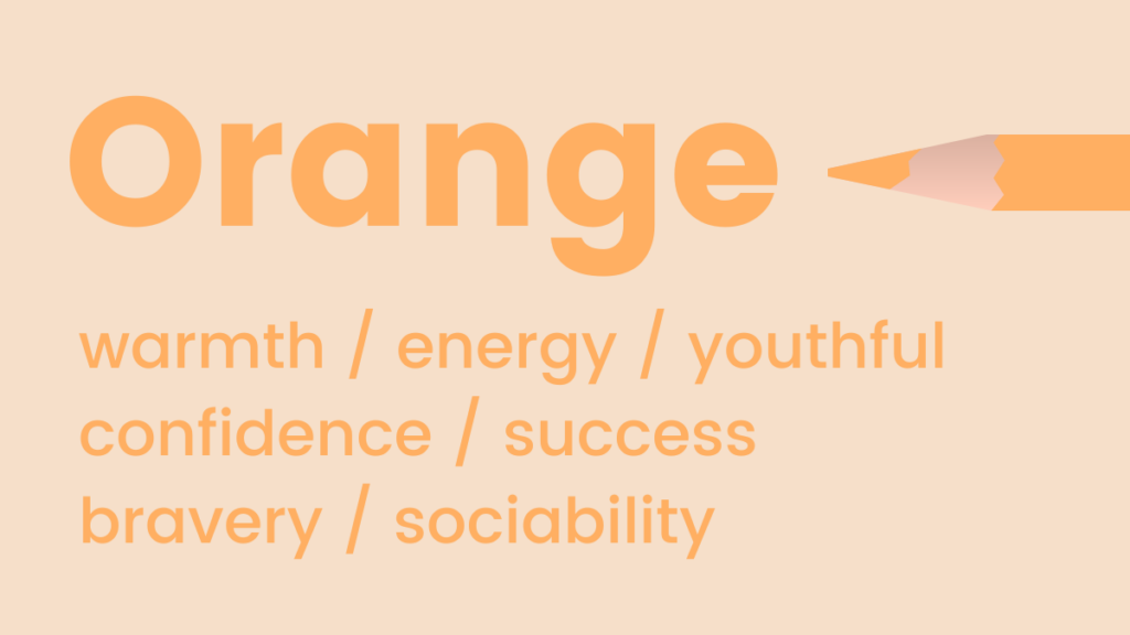 The meaning of the color orange