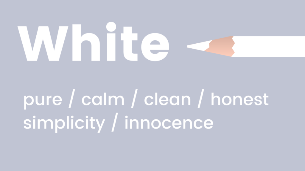 The meaning of the color white