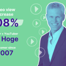 YouTuber increases video views by 108%