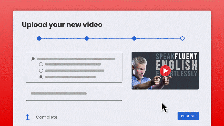 GIF que muestra cómo AJ Hoge usa el boletín automático de YouTube en AWeber para aumentar las vistas de sus videos