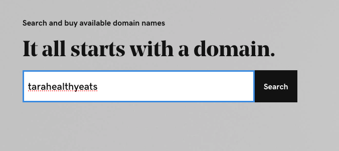Setting up a domain in GoDaddy