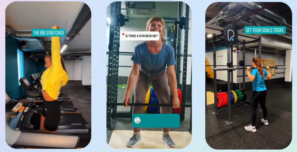 Facebook lead ad example from PureGym