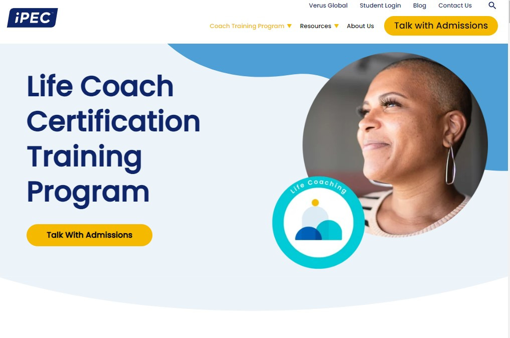 Life Coach Certification Training Program home page