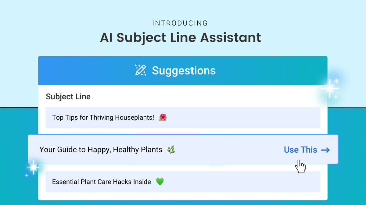Write better subject lines with AWeber's NEW Subject Assistant