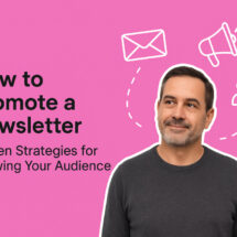 How to promote a newsletter social image