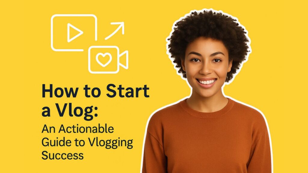 how to start a vlog