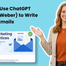 how to use ChatGPT and AWeber to write better emaills