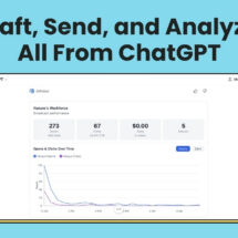 Draft, Send, and Analyze. All From ChatGPT