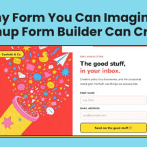 Any Form You Can Imagine, AI Signup Form Builder Can Create it