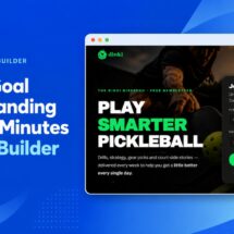 AI landing page builder