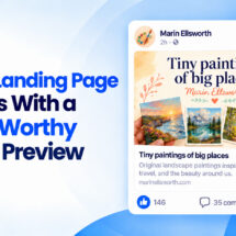 Social share image for AWeber's social preview blog post